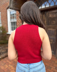 Crimson Charm Top