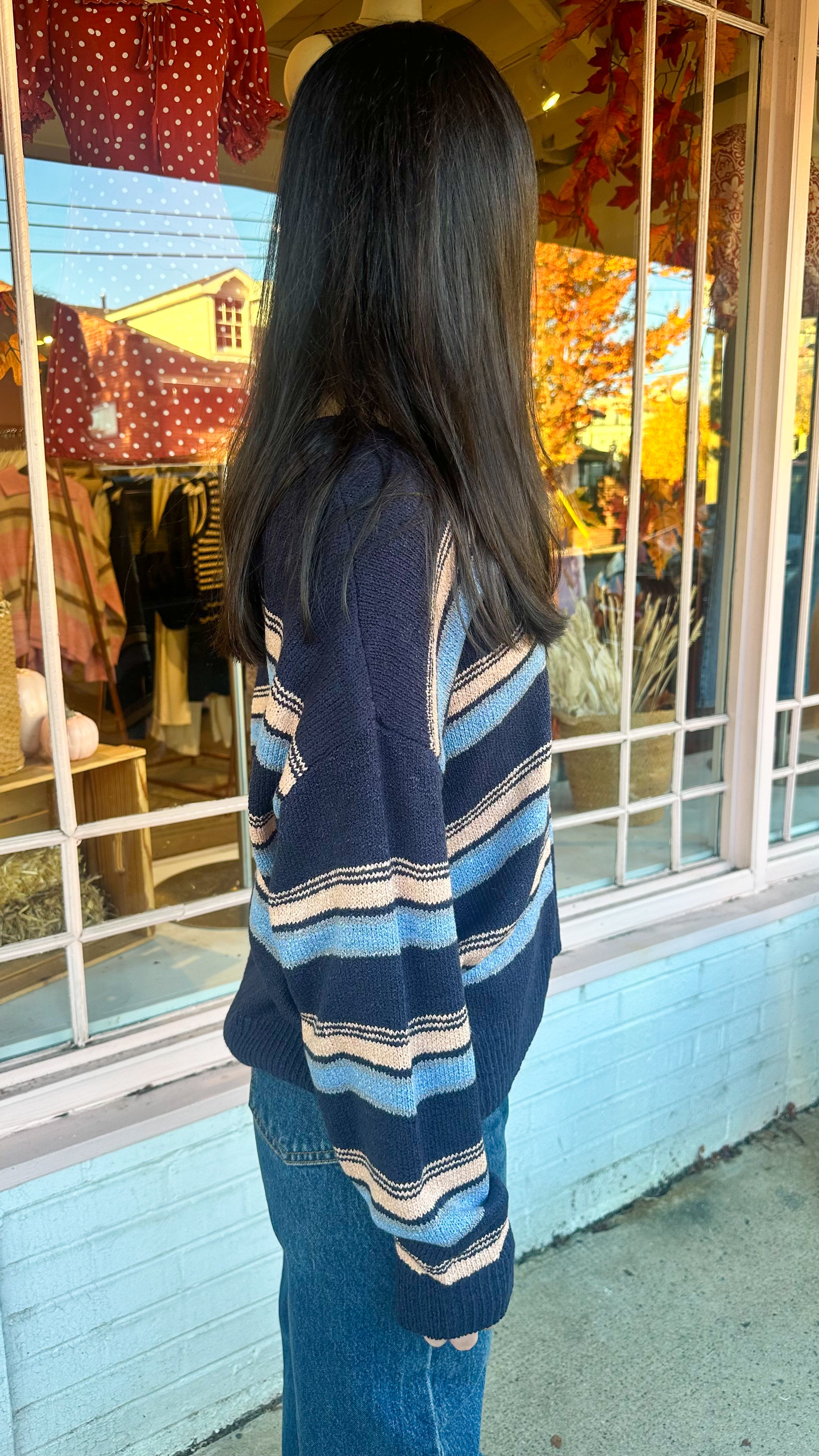 Good Mood Striped Sweater