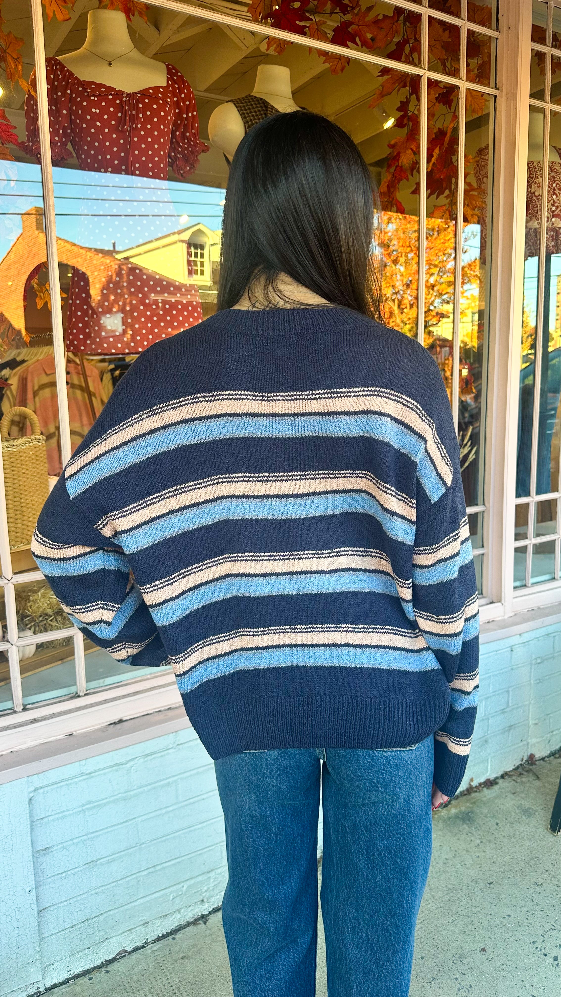 Good Mood Striped Sweater