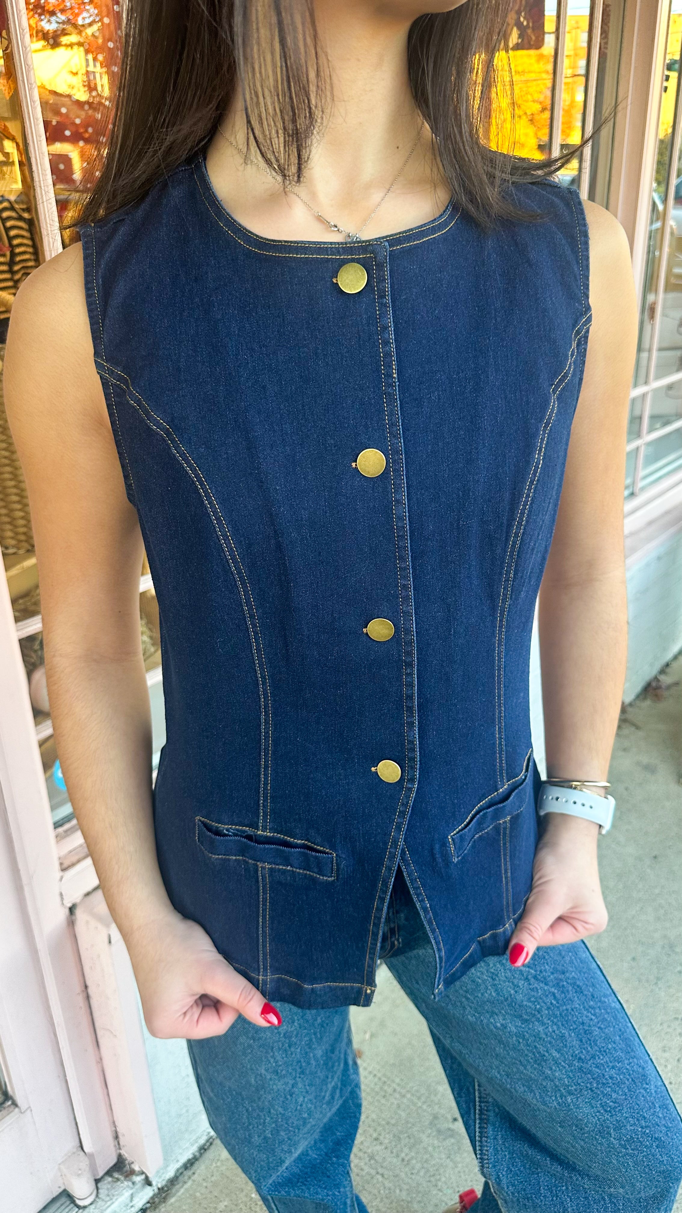 Denim Vest