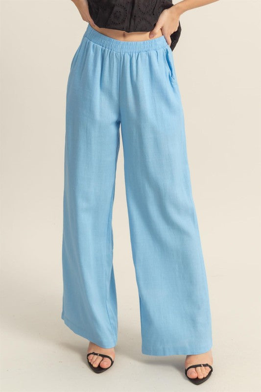 Cool Intentions Pants- Blue