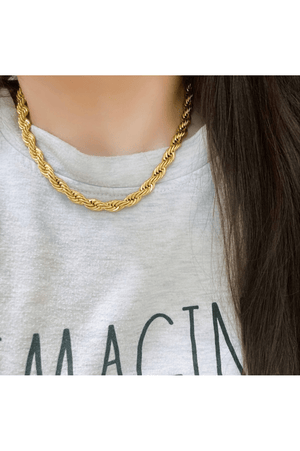 Esme Thick Rope Chain Necklace