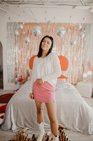 Love Notes Mini Skirt