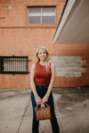 Madalynn Bodysuit- Burgundy