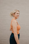 Madalynn Bodysuit- Dusty Orange