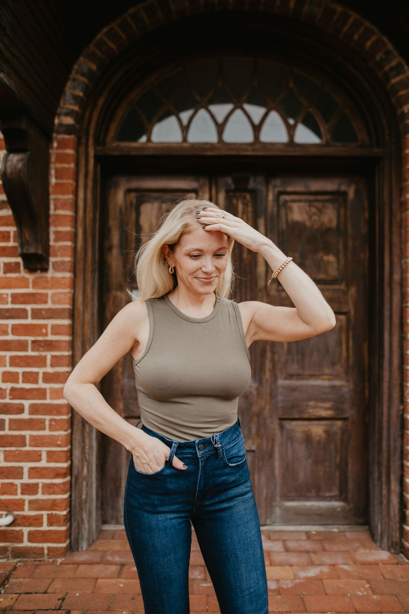 Madalynn Bodysuit- Olive