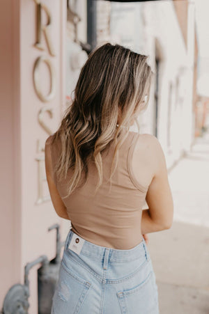 Madalynn Bodysuit in Tan