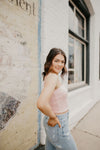 Simply the Best Crop Top- Bubble Gum