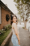 Simply the Best Crop Top- Stone