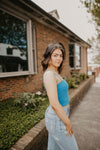 Simply the Best Crop Top- Ocean