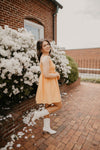 Citrus Dream Eyelet Dress
