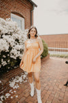 Citrus Dream Eyelet Dress