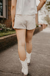 Floral Embroidered Shorts