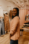 Milan Blazer in Blush