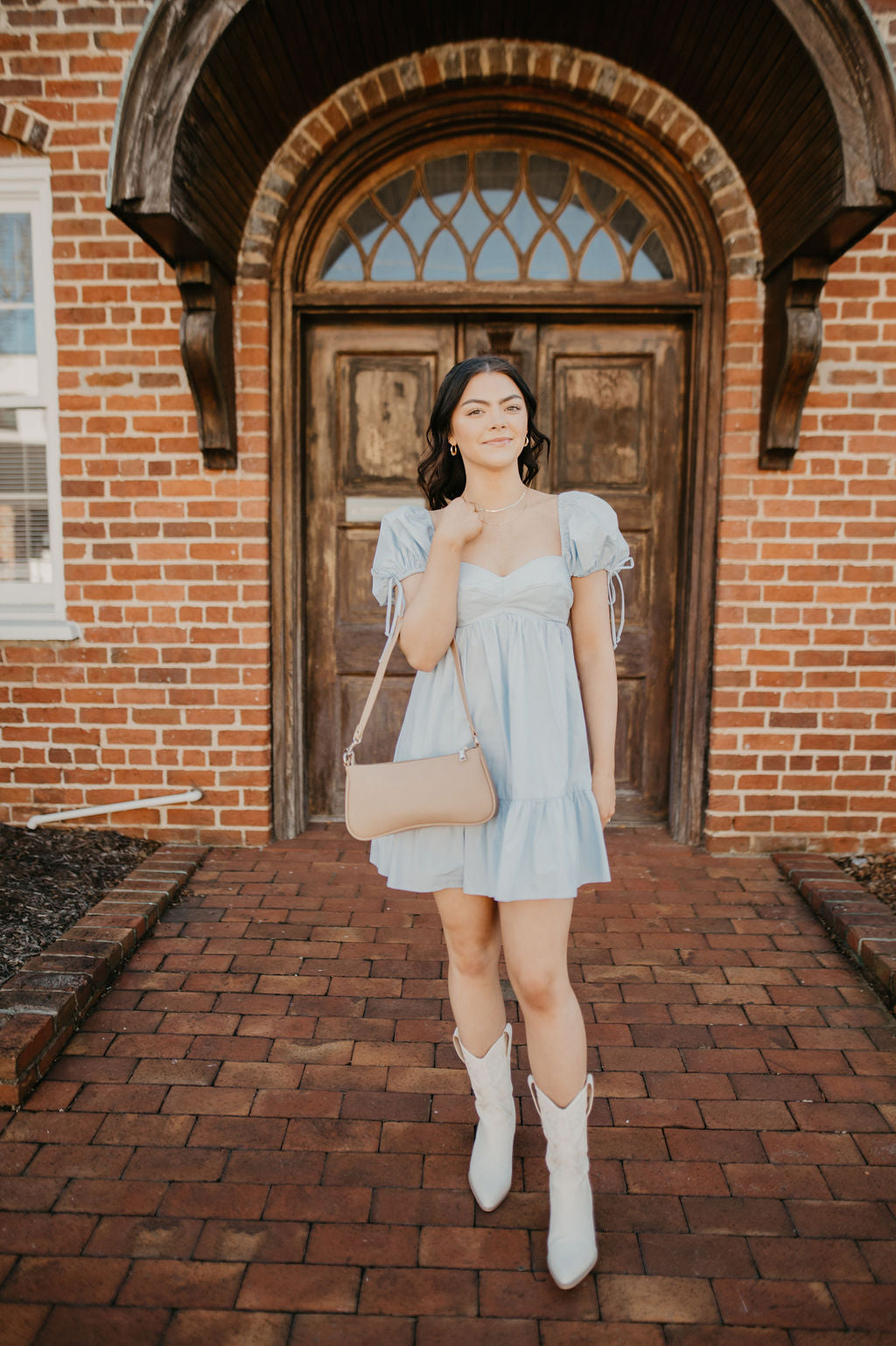 A Bright Spark Dress- Baby Blue