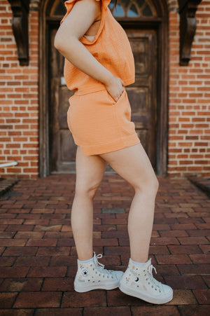 Daydreaming Shorts- Orange