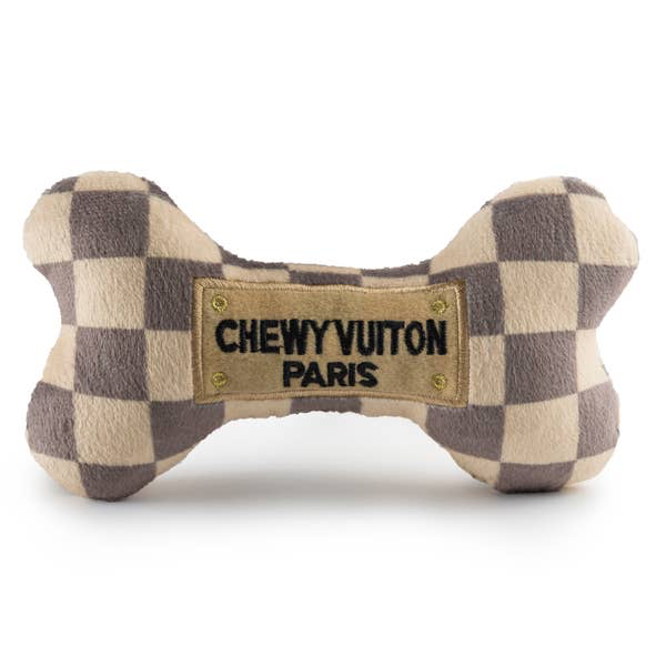 Checker Chewy Vuitton Bones